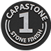 Capastone Stone badge highlighting product as top choice with bold number 1
