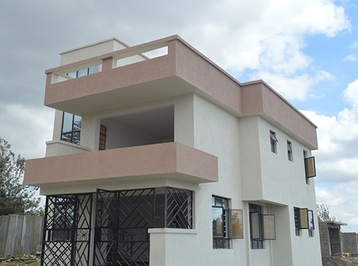 finpark Estate villa in ruai, Nairobi-modern two-storey design with balcony